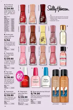 Vista previa de folleto Leonisa - Aliados Leonisa de la Leonisa válido desde 01.10.2025 | Página: 14 | Productos: Esmalte de uñas, Pincel, Aceite, Maquillaje
