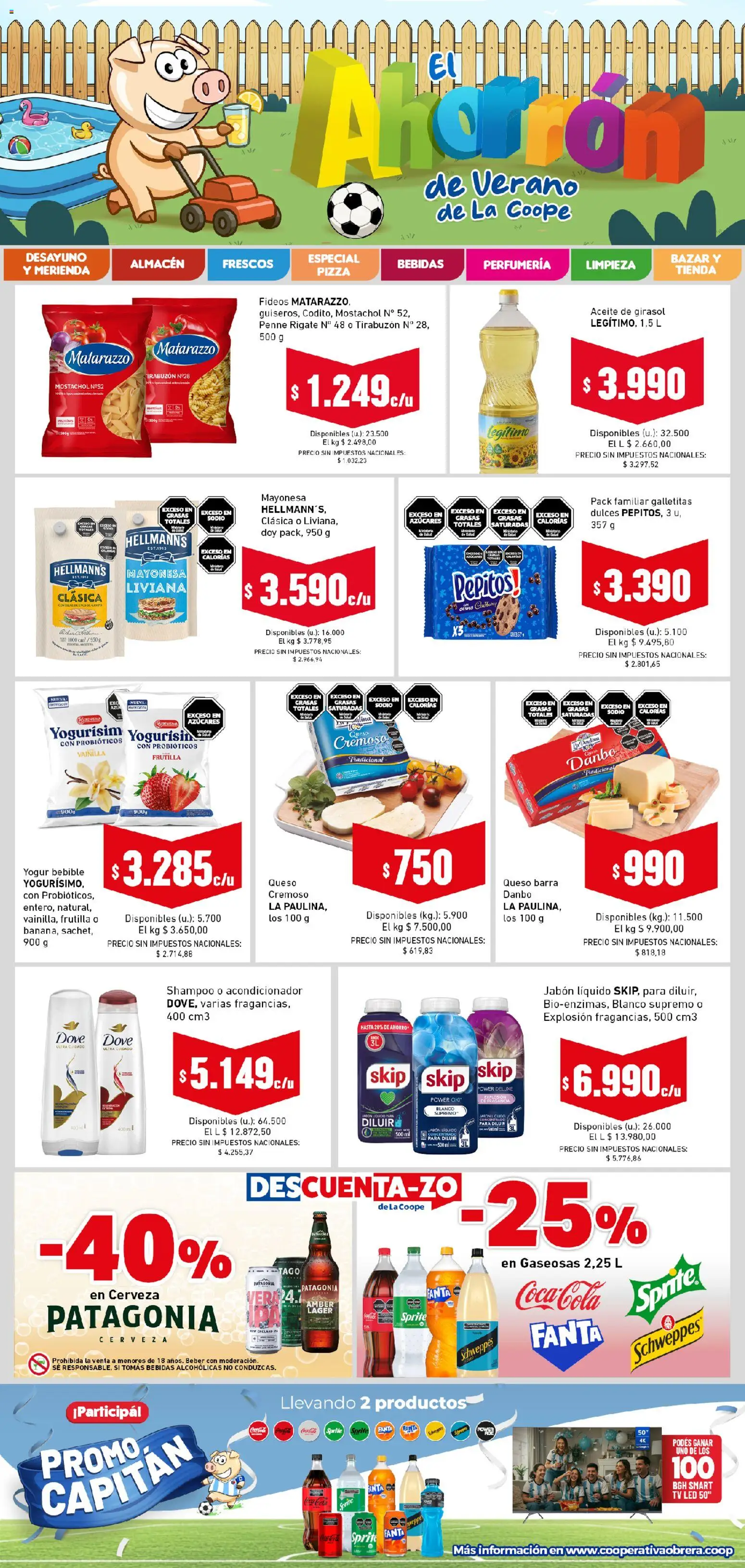 Cooperativa Obrera - Ahorrón │ válido desde el 29.01.2026 | Página: 1 | Productos: Papa, Fragancia, Jabón, Yogur