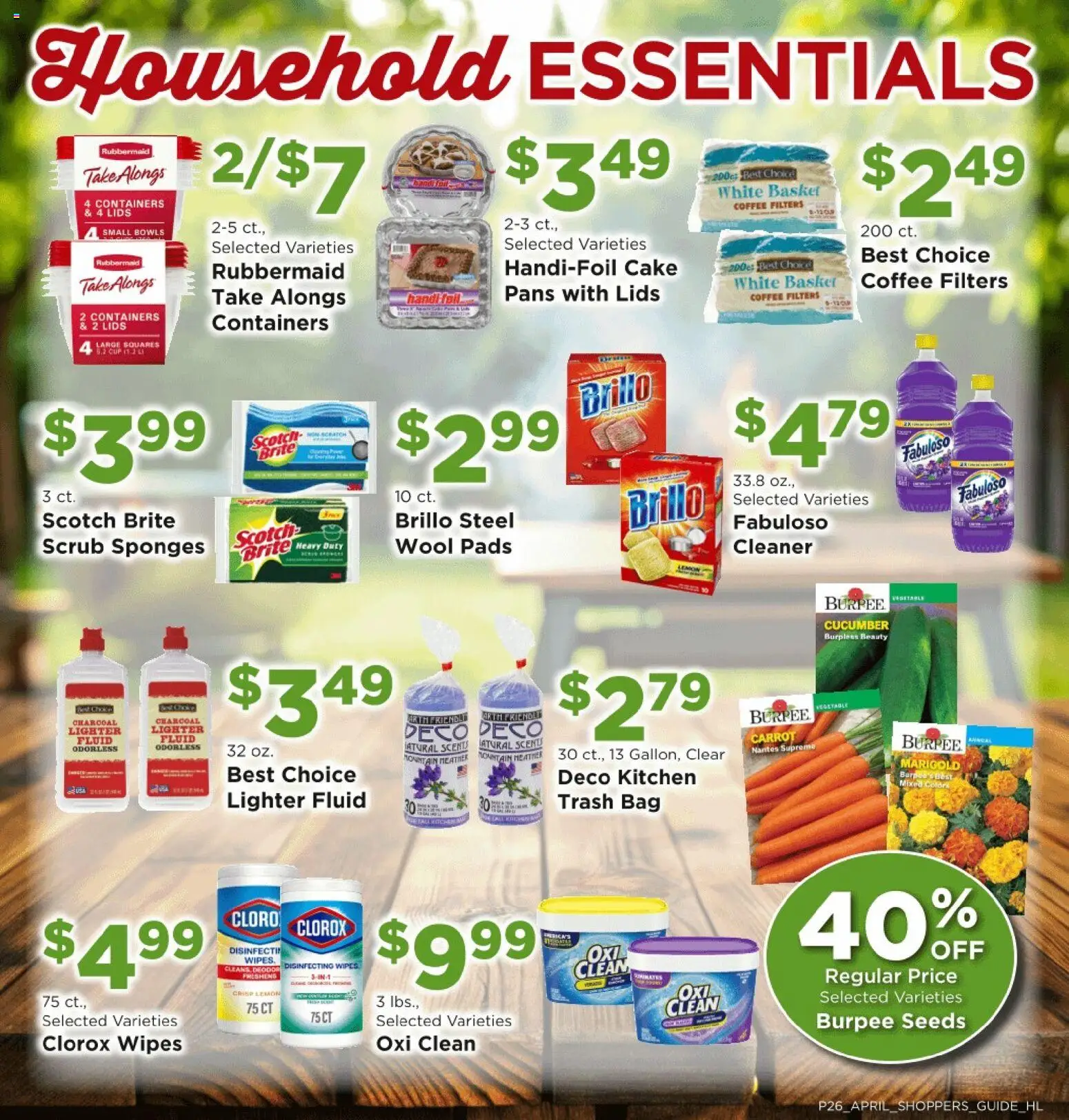Homeland Bring Savings Home Shopper's Guide - valid from 01.04.2026 | Page: 26 | Products: Basket, Coffee, Pads, Lemon