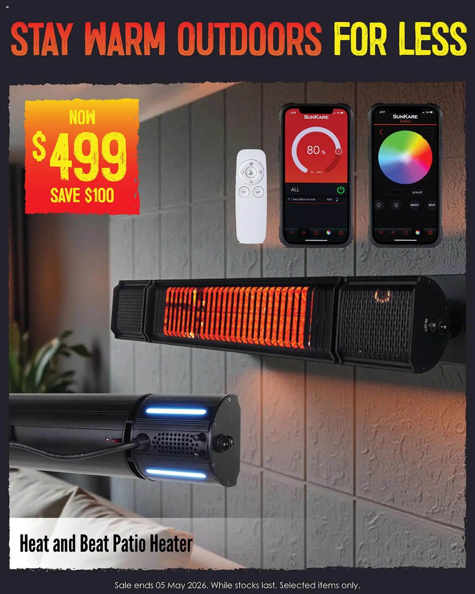 Barbeques Galore catalogue - valid from 17.04.2026 | Page: 5 | Products: Heater, Pork