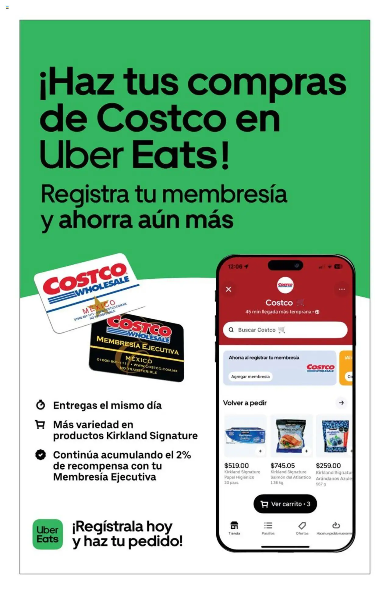 Nuevas ofertas de Costco válidas en toda la República Mexicana desde el 07.08.2025. ¡Encuentra las mejores ofertas en Costco - Catálogo Agosto! | Página: 3 | Productos: Arándanos, Papel higiénico