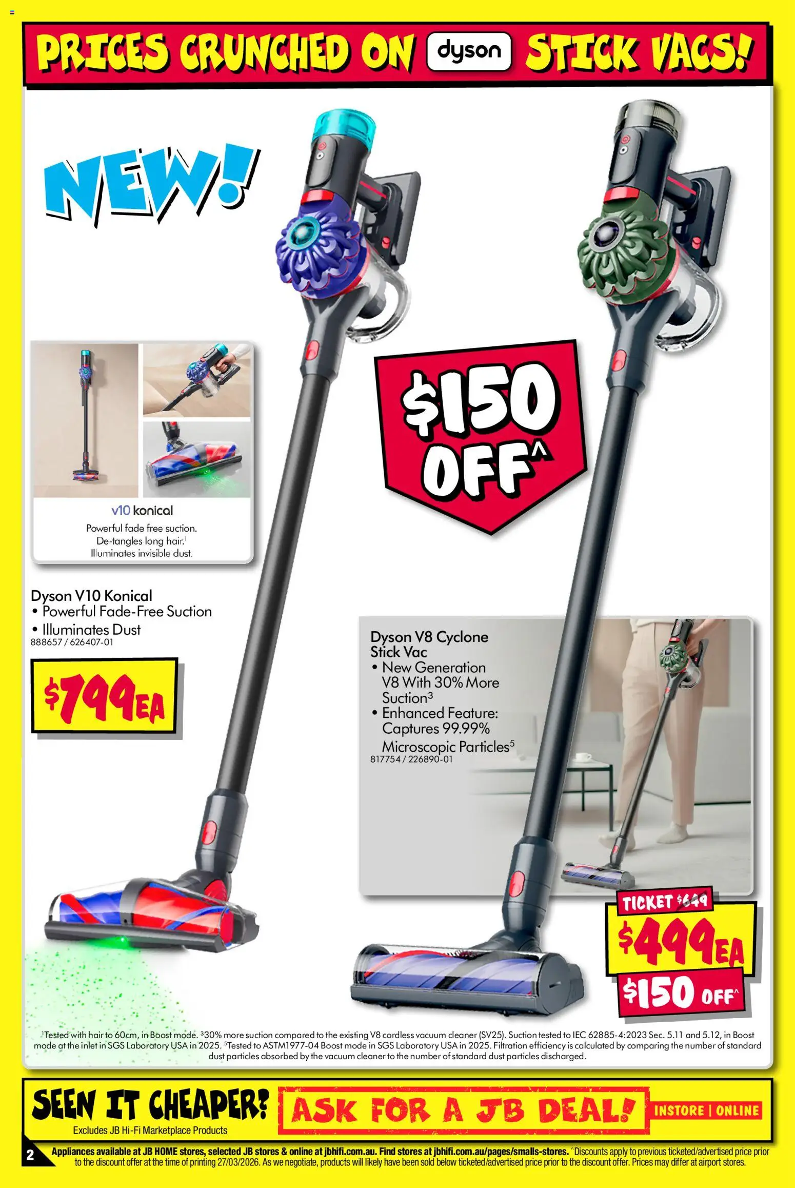 JB Hi-Fi catalogue - valid from 09.04.2026 | Page: 2 | Products: Cleaner, Vacuum cleaner