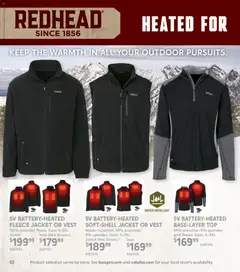 Preview of Cabela's weekly ads valid from 20.11.2025 | Page: 82 | Products: Vest, Jacket