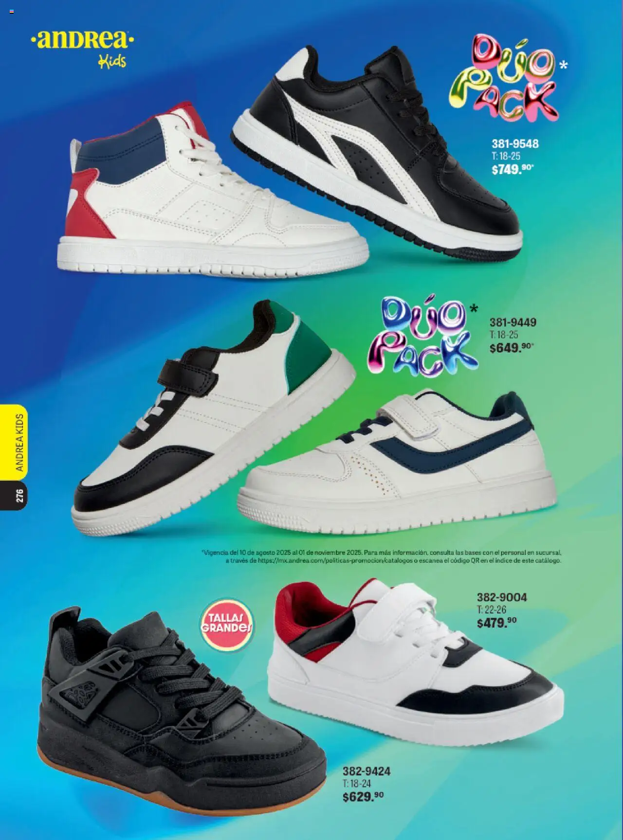 Nuevas ofertas de Andrea válidas en toda la República Mexicana desde el 13.08.2025. ¡Encuentra las mejores ofertas en Andrea - Catálogo Deportivo Infantil ! | Página: 6