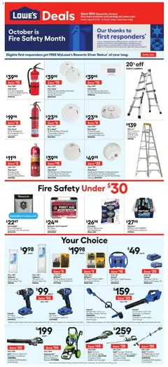 Preview of Lowe's weekly ads valid from 02.10.2025