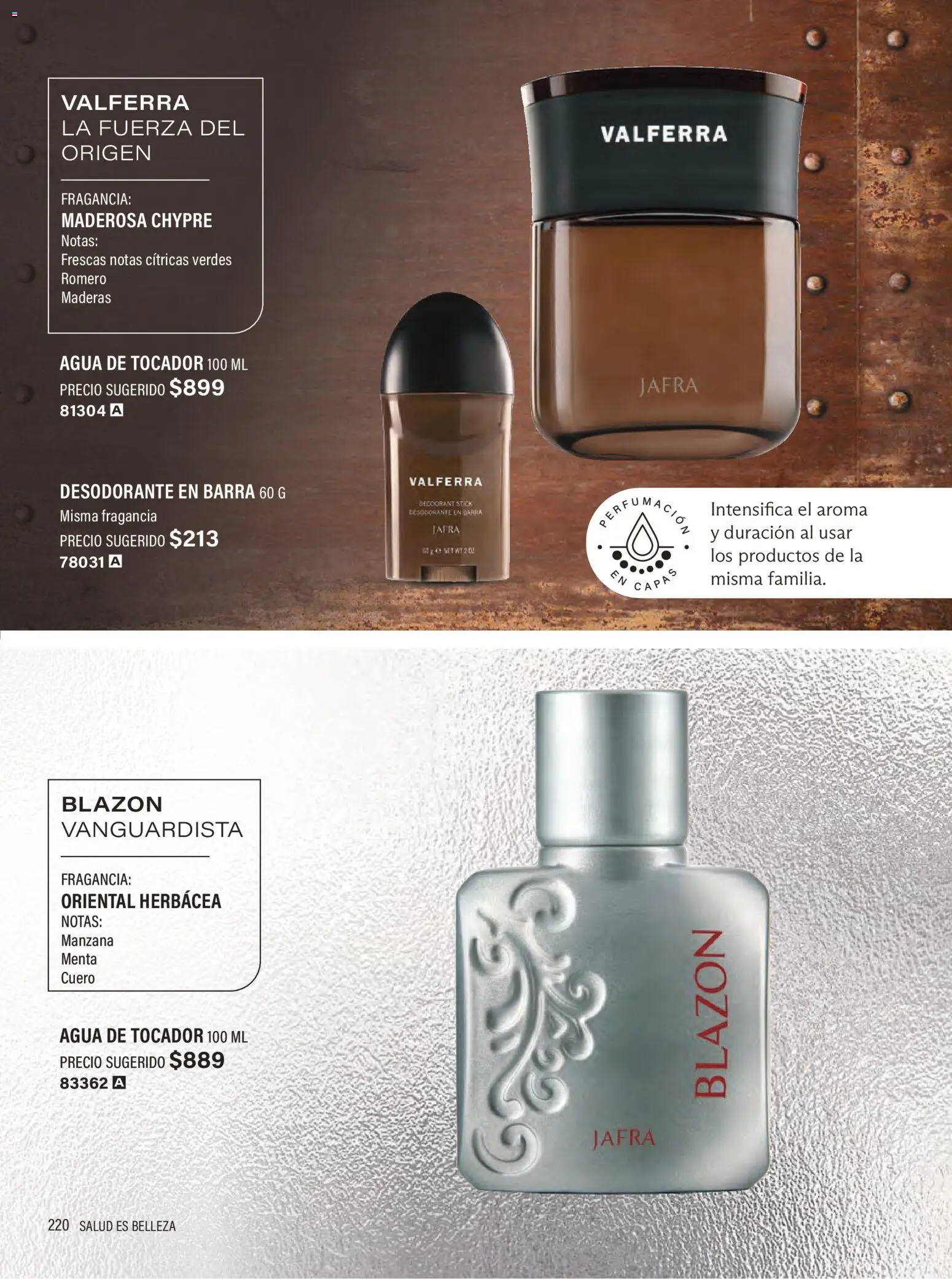 Nuevas ofertas de JAFRA válidas en toda la República Mexicana desde el 01.02.2026. ¡Encuentra las mejores ofertas en JAFRA catálogo Organizador de Ventas! | Página: 218 | Productos: Desodorante, Manzana, Agua, Barra