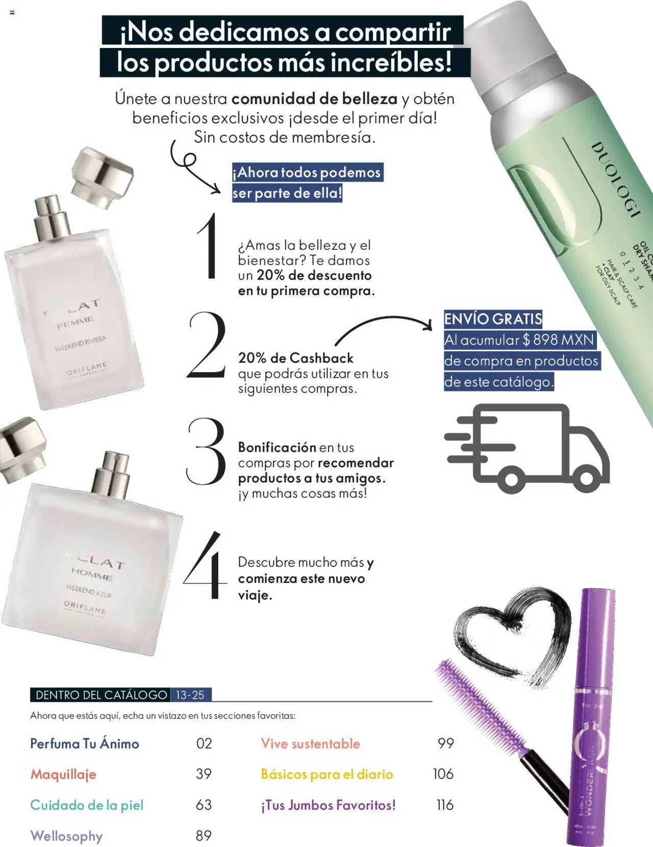 Nuevas ofertas de Oriflame válidas en toda la República Mexicana desde el 13.09.2025. ¡Encuentra las mejores ofertas en Oriflame - Campaña 13 2025! | Página: 8