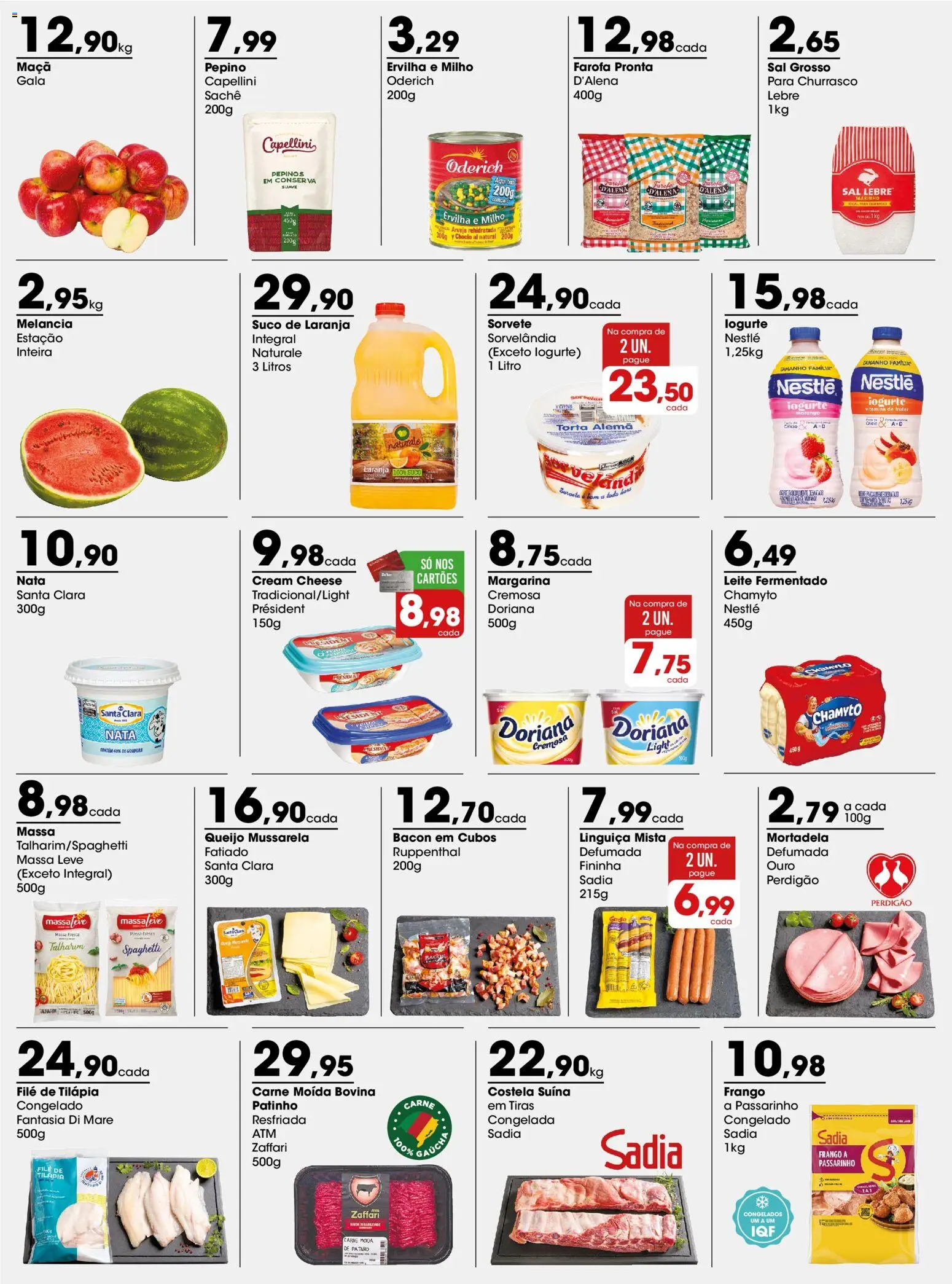 Zaffari Folheto - válido de 09.02.2026 | Página: 2 | Produtos: Talharim, Nata, Massa, Leite fermentado