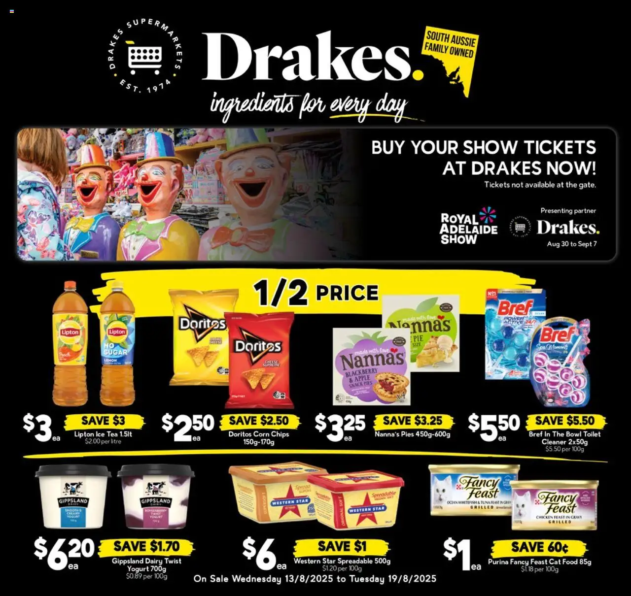 Drakes catalogue - valid from 13.08.2025 | Page: 16 | Products: Toilet, Chicken, Tea, Chips