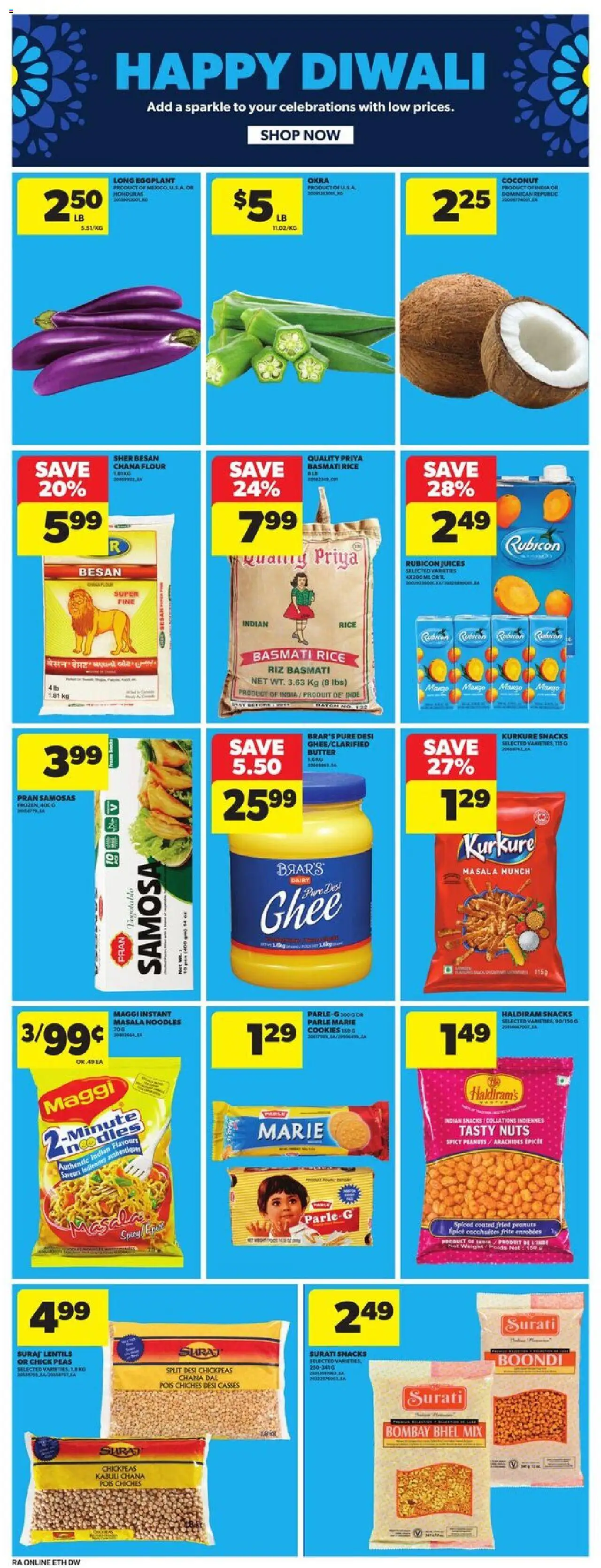 Atlantic Superstore flyer valid from 11.09.2025 | Page: 18 | Products: Rice, Noodles, Nuts, Cookies
