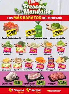 Vista previa de Soriana Frescos del Mandado Mercado: Nuevo León, nuevo folleto de la tienda, válido en México a partir del 24.03.2026
