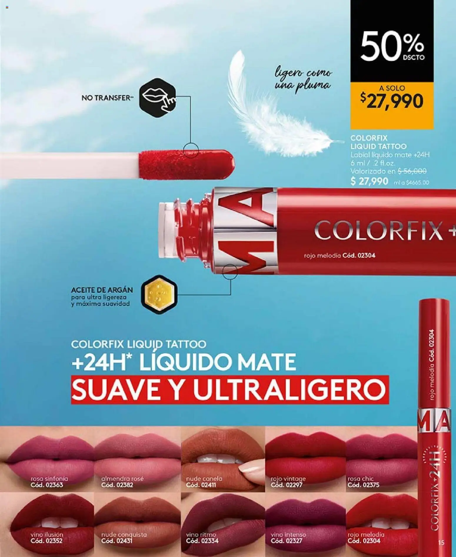 Ésika revista - valida desde el 01.04.2026 | Página: 15 | Productos: Almendra, Aceite, Vino