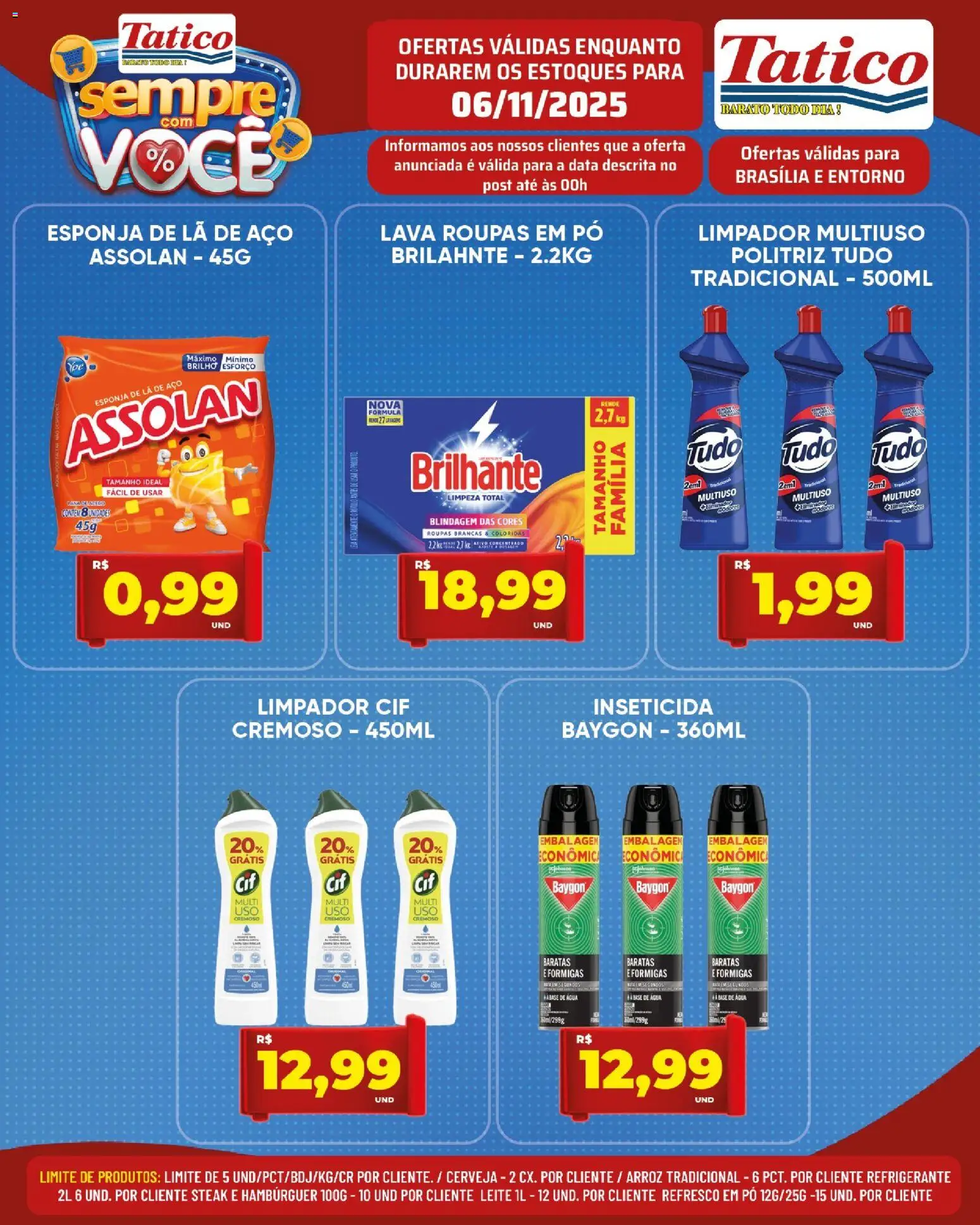 Tatico Folheto - válido de 06.11.2025 | Página: 23 | Produtos: Limpador multiuso, Refresco, Leite, Refrigerante
