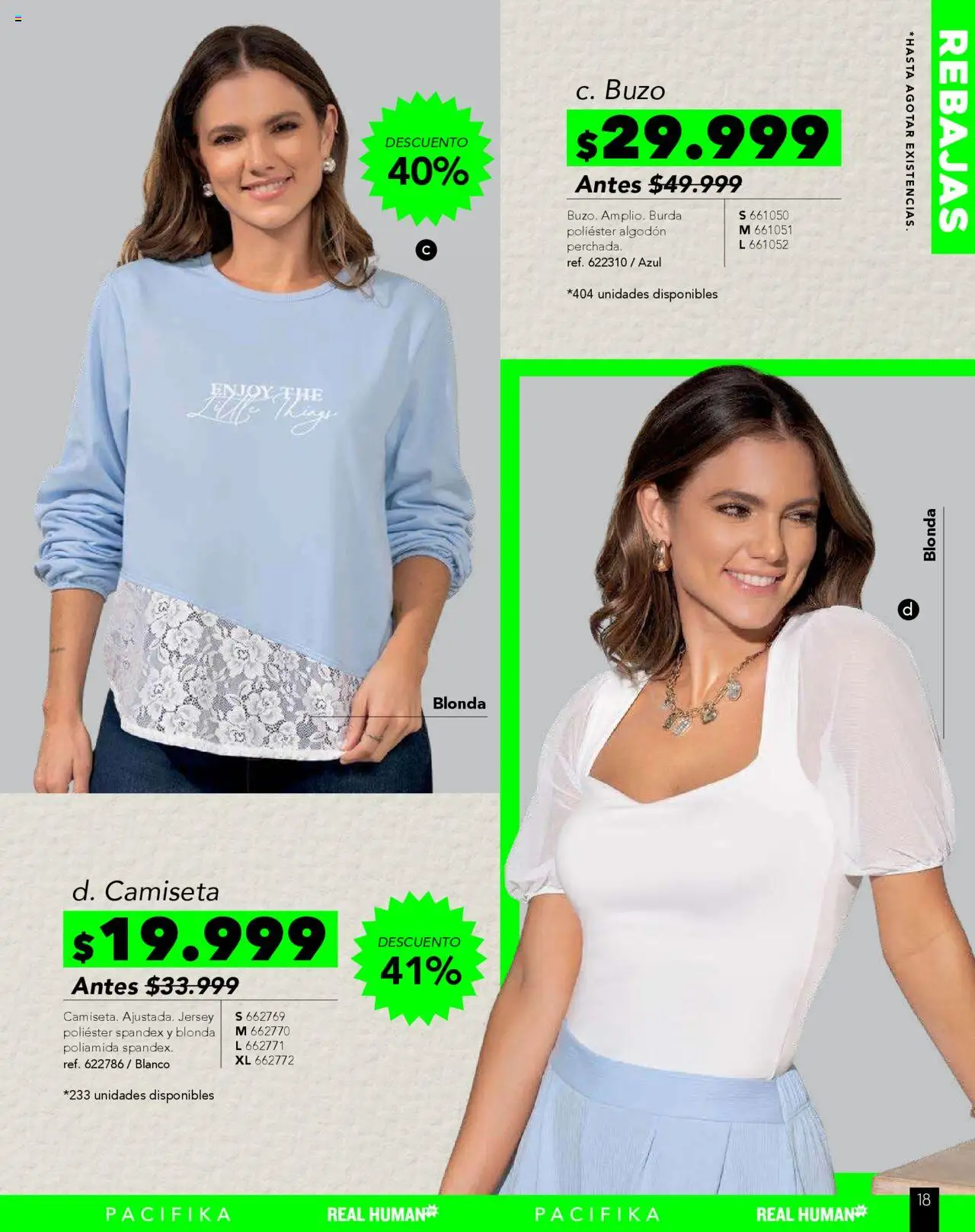 Pacifika revista - valida desde el 01.08.2025 | Página: 214 | Productos: Algodón, Buzo, Camiseta