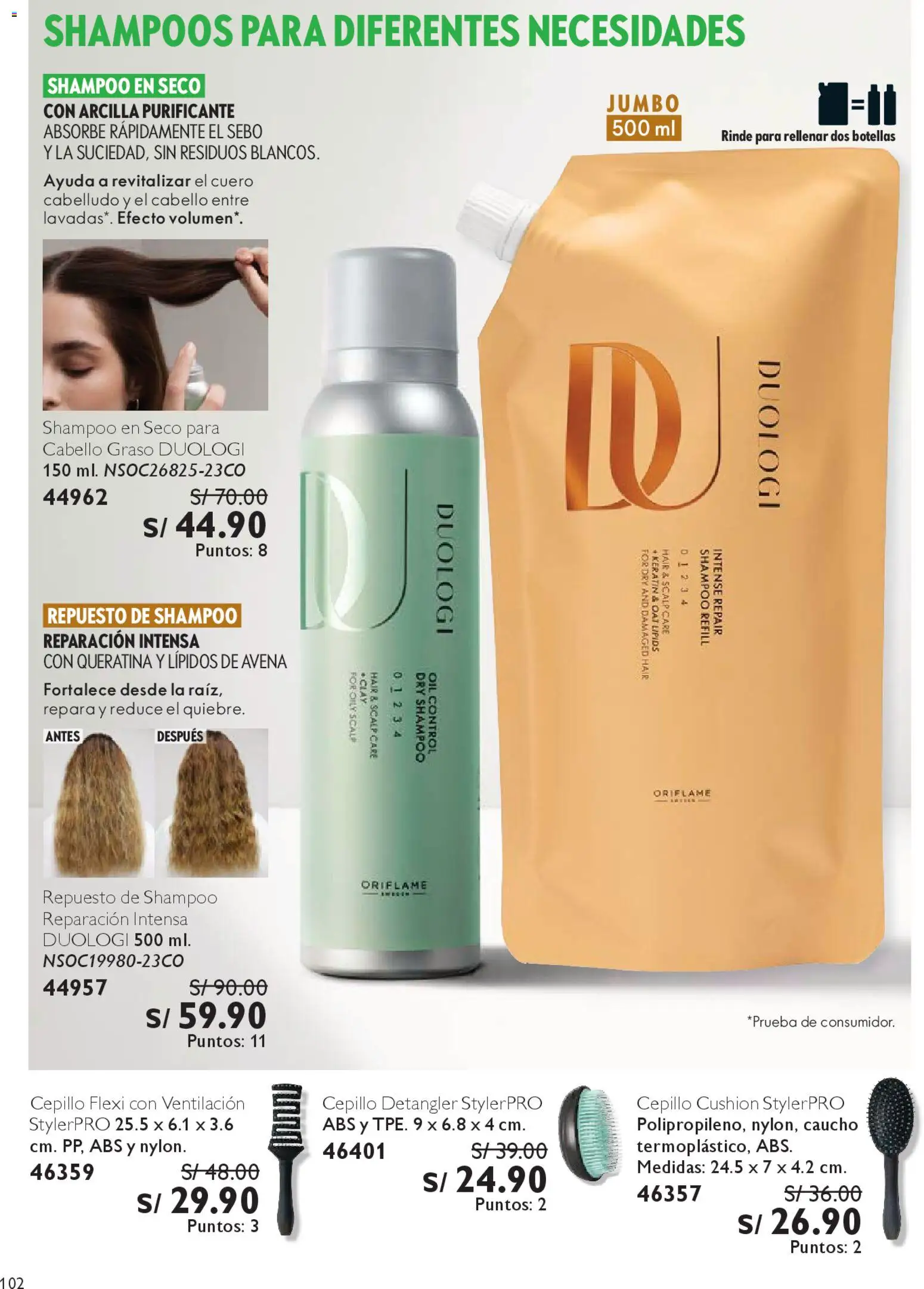 Catálogo Oriflame válido desde 25.10.2025 | Página: 102 | Productos: Shampoo, Avena