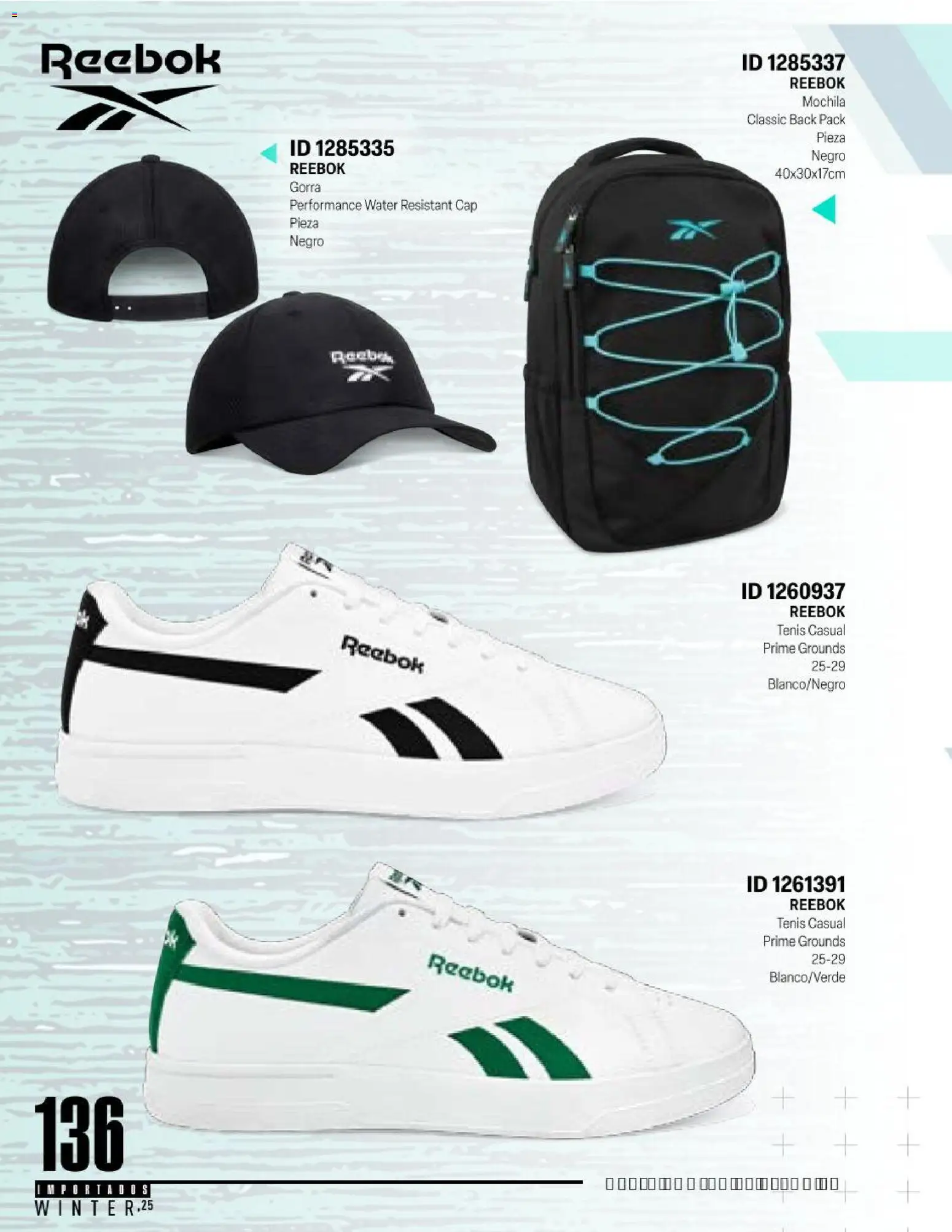 Nuevas ofertas de Price Shoes válidas en toda la República Mexicana desde el 11.11.2025. ¡Encuentra las mejores ofertas en Price Shoes catálogo Importados Winter 2025  ! | Página: 136 | Productos: Tenis, Gorra, Mochila