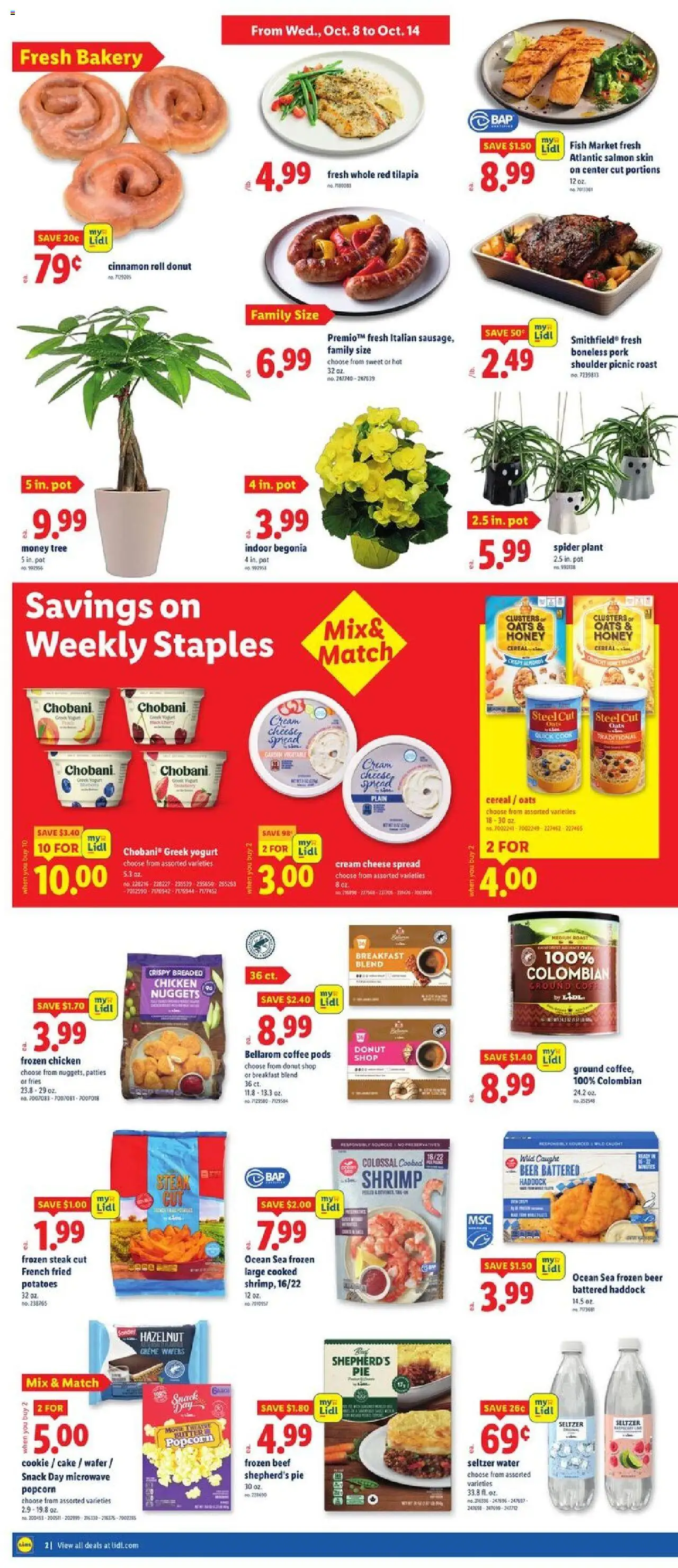 Lidl Weekly Ad - WA - valid from 08.10.2025 | Page: 2 | Products: Cheese, Beer, Fish, Cream