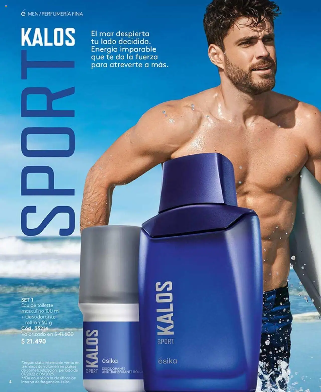 Catálogo Ésika Campaña 14 │ válido desde el 01.09.2025 | Página: 4 | Productos: Eau de toilette, Desodorante, Antitranspirante, Té