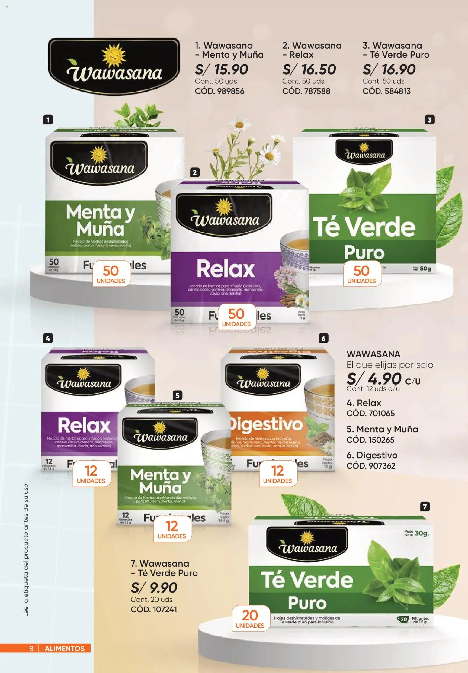 Catálogo Azzorti válido desde 15.12.2025 | Página: 8 | Productos: Té, Peso