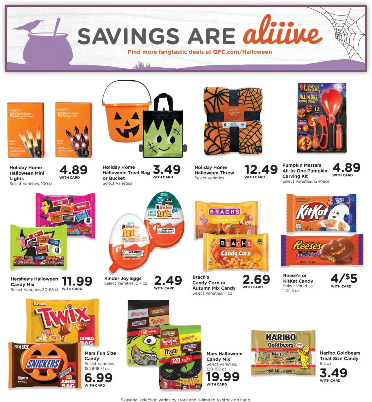 QFC Weekly Ad - valid from 01.10.2025 | Page: 14 | Products: Corn, Cream, Pumpkin, Bag