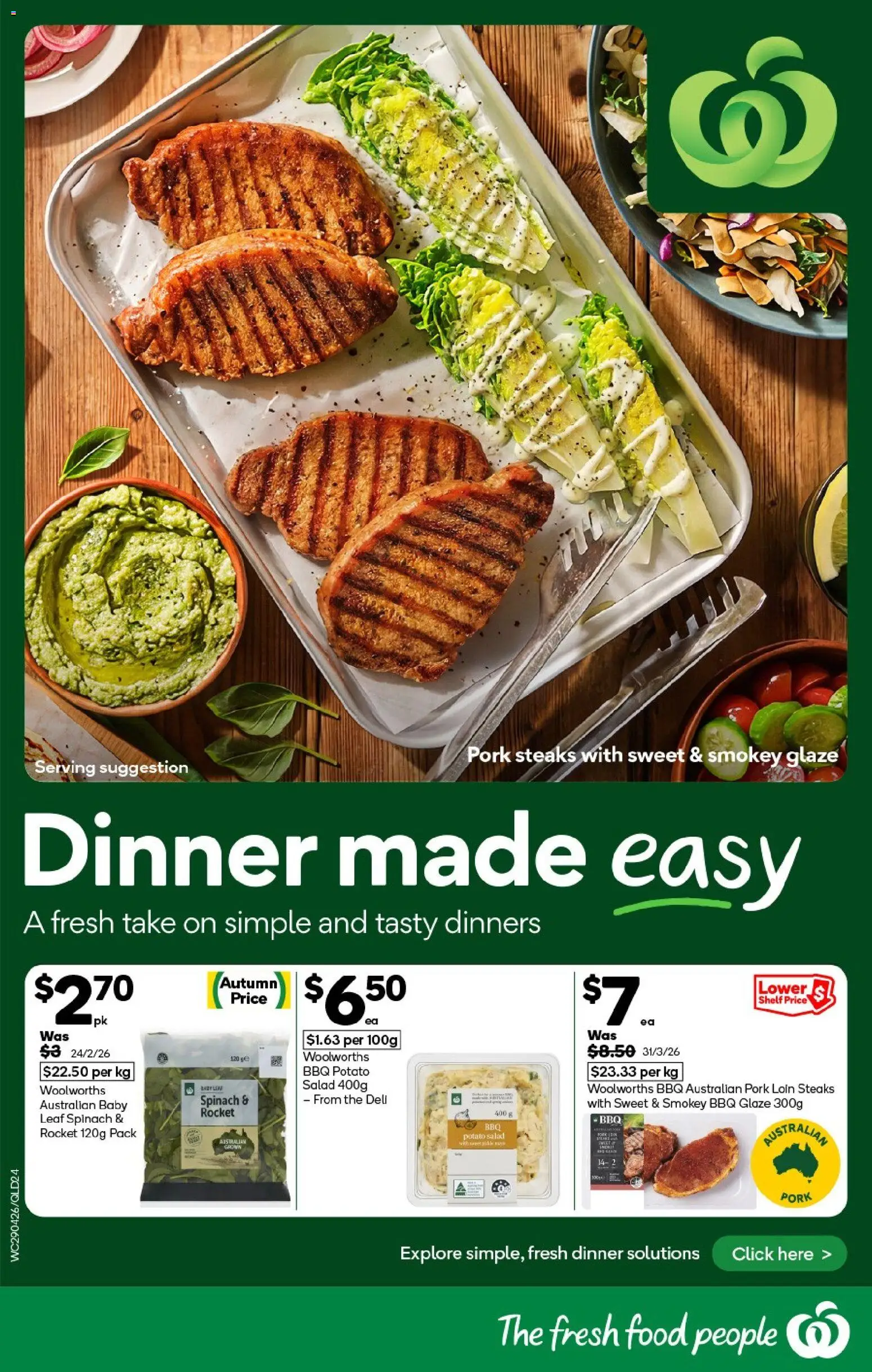 Woolworths catalogue - valid from 29.04.2026 | Page: 24 | Products: Shelf, Salad, Rocket, Spinach