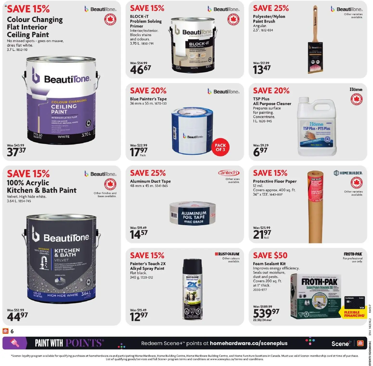 Home Hardware flyer valid from 06.11.2025 | Page: 7 | Products: Brush, Bath