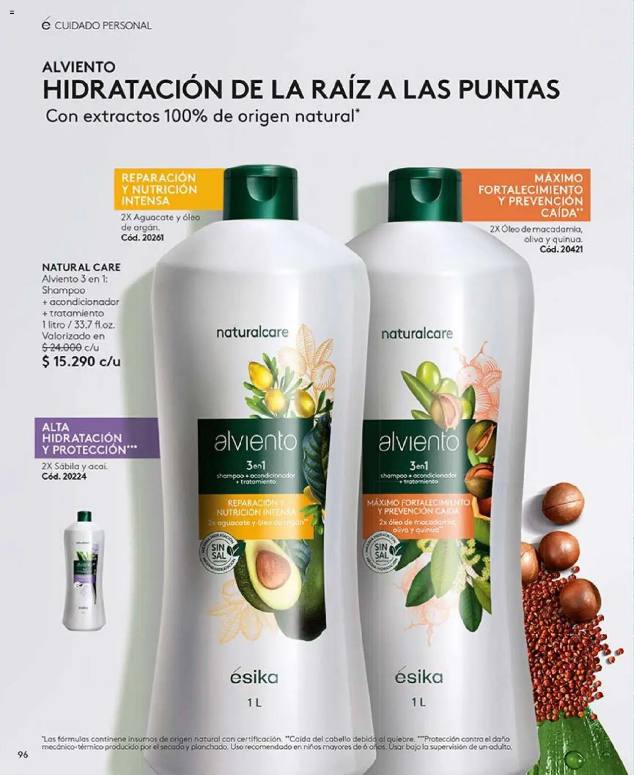 Catálogo Ésika Campaña 17 │ válido desde el 14.10.2025 | Página: 100 | Productos: Oliva, Acondicionador, Shampoo