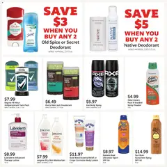Preview of Fareway weekly ads valid from 02.03.2026 | Page: 35 | Products: Shower, Sunscreen, Salt, Cap