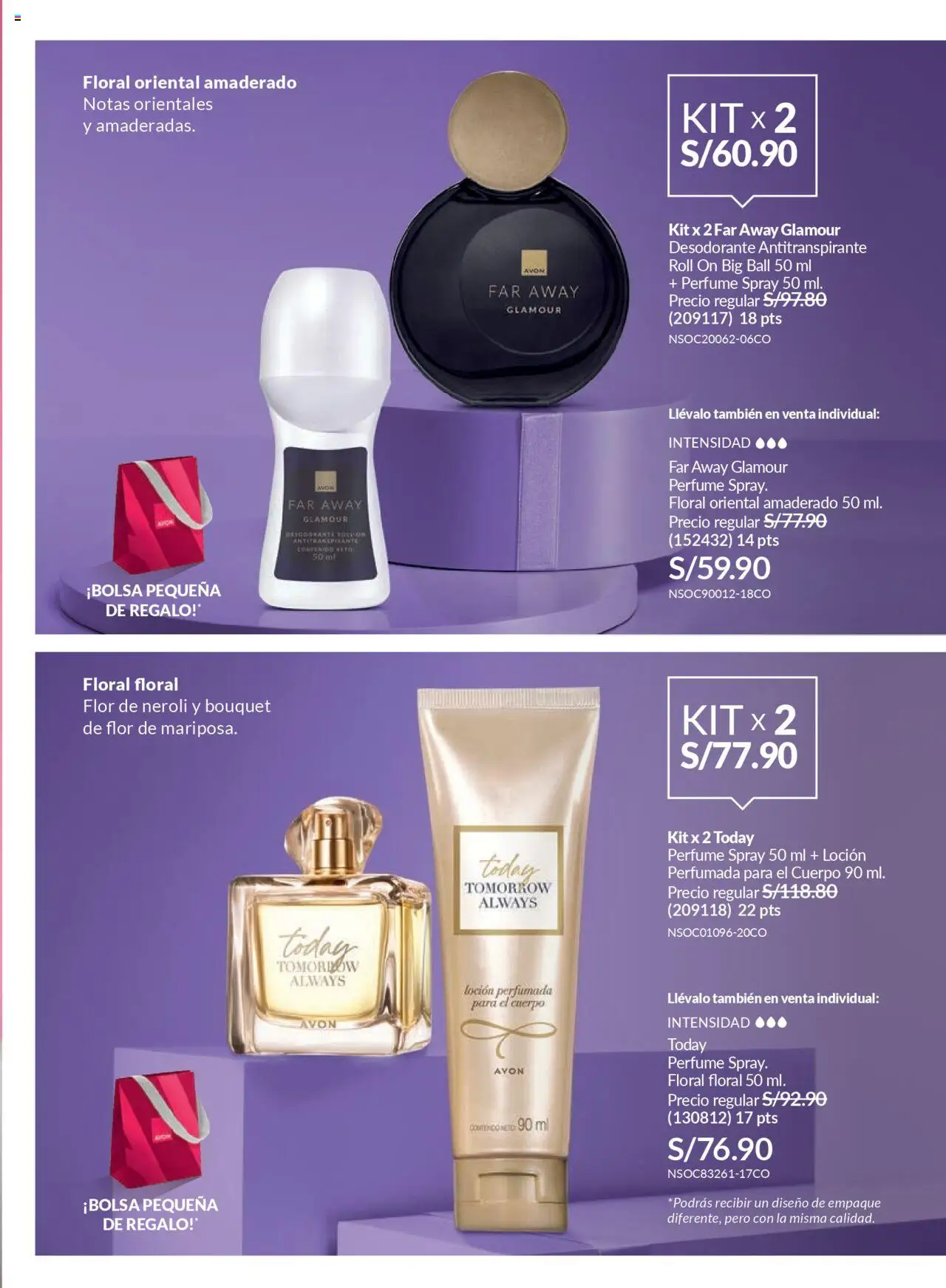 Catálogo Avon válido desde 11.08.2025 | Página: 99 | Productos: Desodorante, Antitranspirante, Bolsa, Perfume