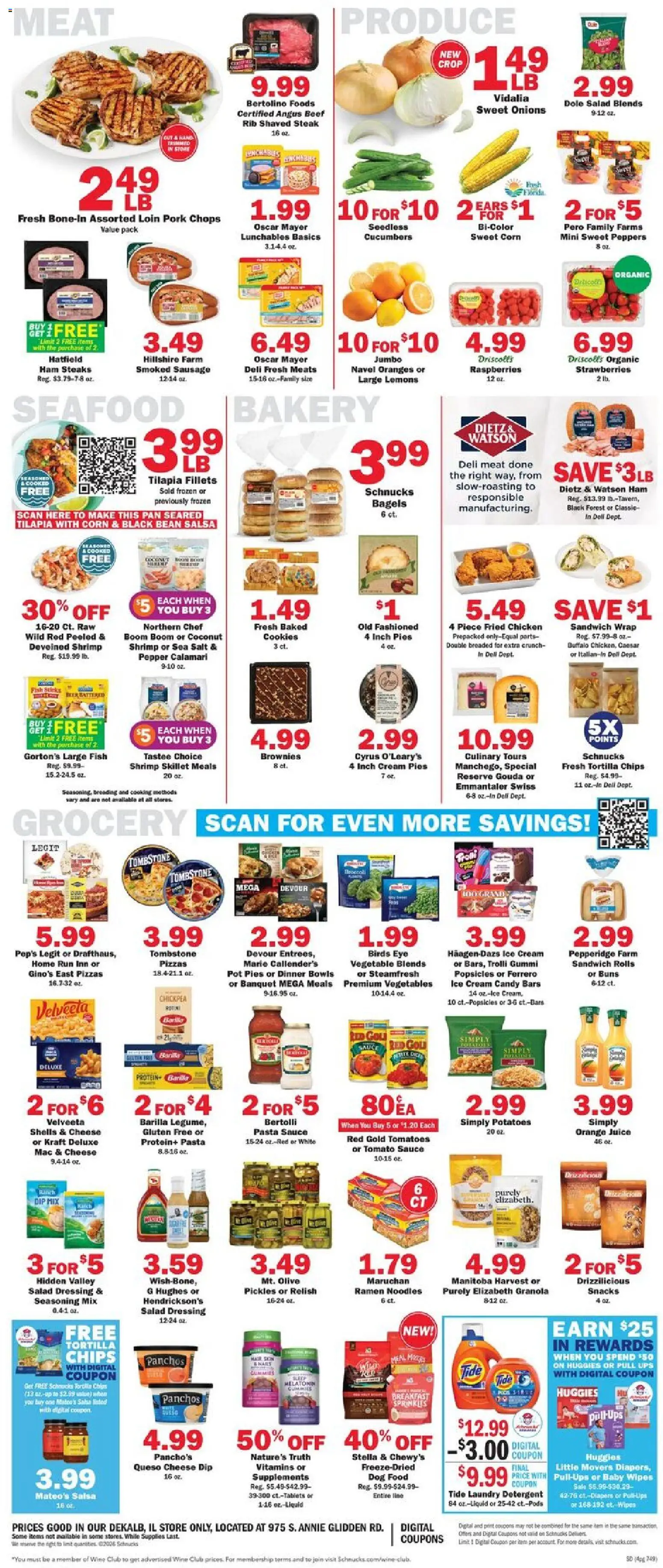 Schnucks Weekly Print Ad - IL - valid from 29.04.2026 | Page: 4 | Products: Melatonin, Corn, Detergent, Salt