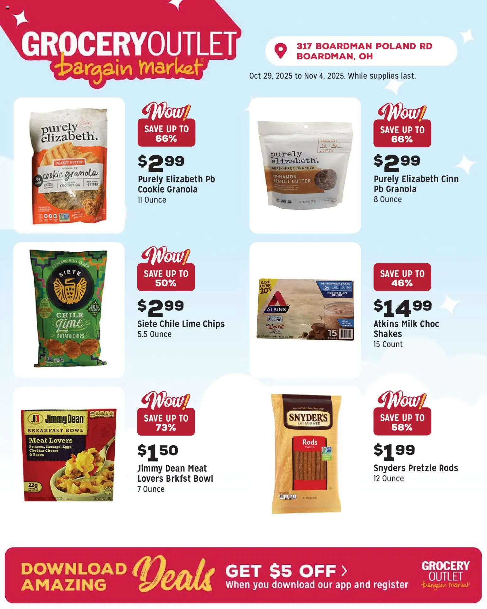 Grocery Outlet Weekly Ad - OH - valid from 29.10.2025 | Page: 4 | Products: Cheese, Oil, Chocolate, Lime
