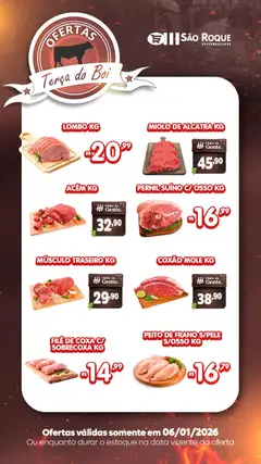 São Roque Supermercados - Ofertas da semana - Pré-Visualização do folheto da loja São Roque Supermercados, válido de 06.01.2026