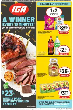 Preview of IGA catalogue WA - valid from 22.04.2026