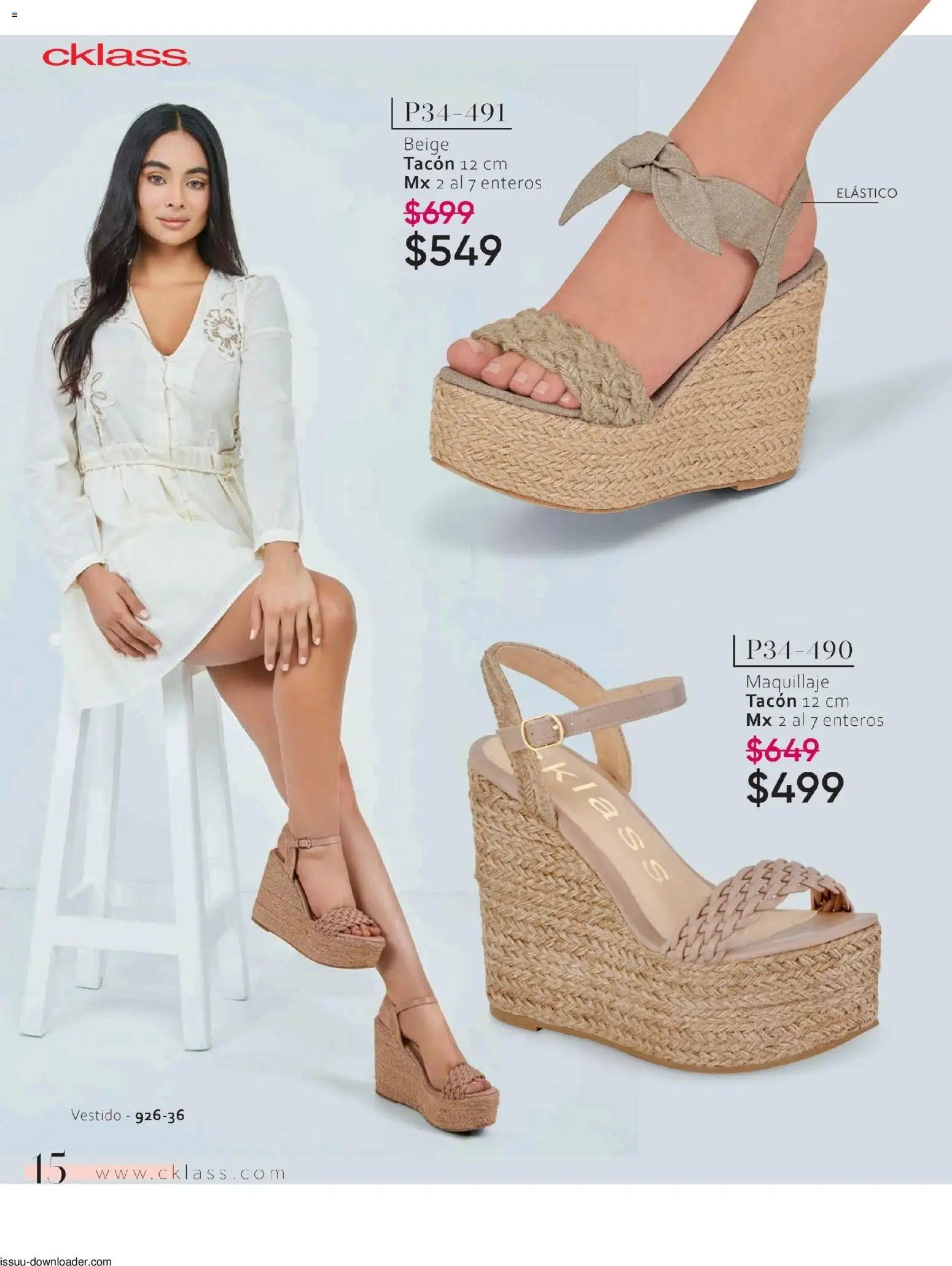 Nuevas ofertas de Cklass válidas en toda la República Mexicana desde el 26.01.2026. ¡Encuentra las mejores ofertas en Cklass catálogo Especial Calzado! | Página: 16