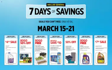 Preview of Dollar General weekly ads valid from 15.03.2026 | Page: 2