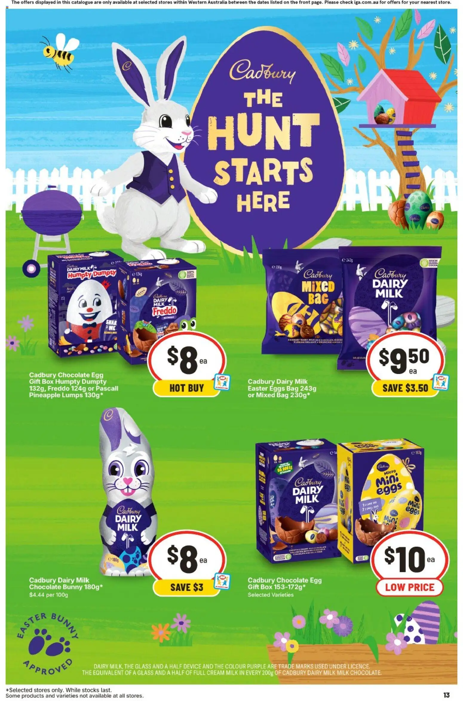 IGA catalogue - valid from 25.03.2026 | Page: 13 | Products: Box, Milk, Dairy, Bag