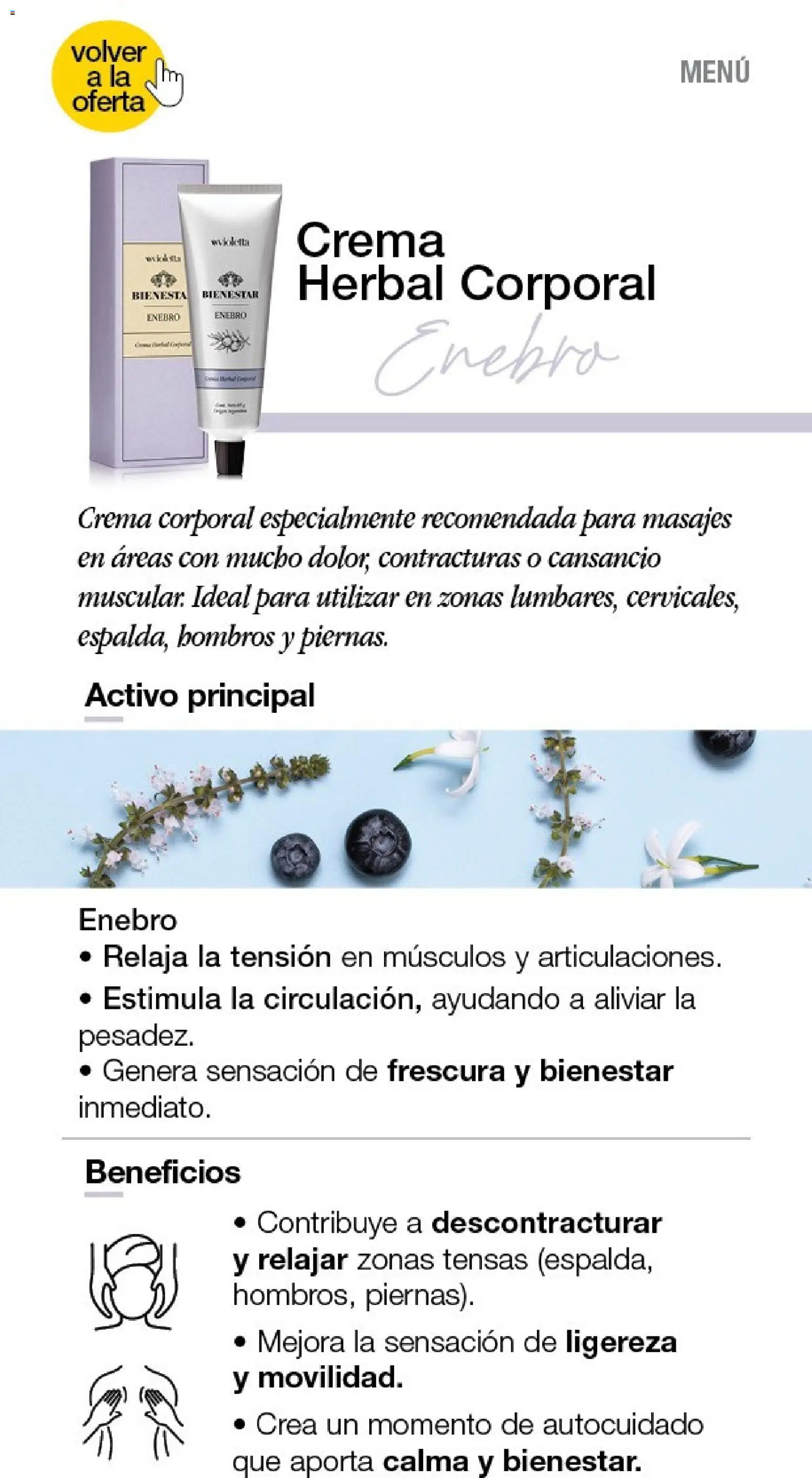 Violetta - Violetta Cosméticos │ válido desde el 23.04.2026 | Página: 36 | Productos: Crema