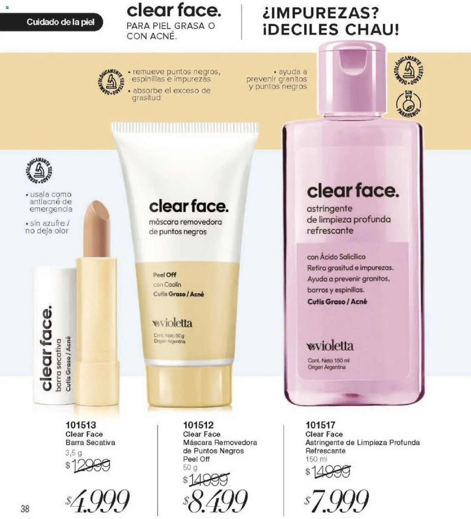 Violetta - Violetta Cosméticos │ válido desde el 05.02.2026 | Página: 38 | Productos: Máscara, Té