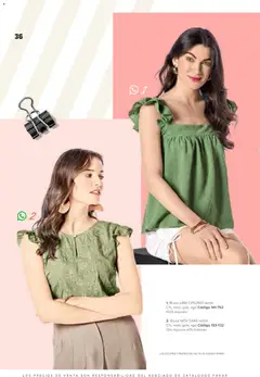 Vista previa de SC Pakar catálogo Ropa, nuevo folleto de la tienda, válido en México a partir del 30.01.2026 | Página: 36 | Productos: Blusa, Algodón