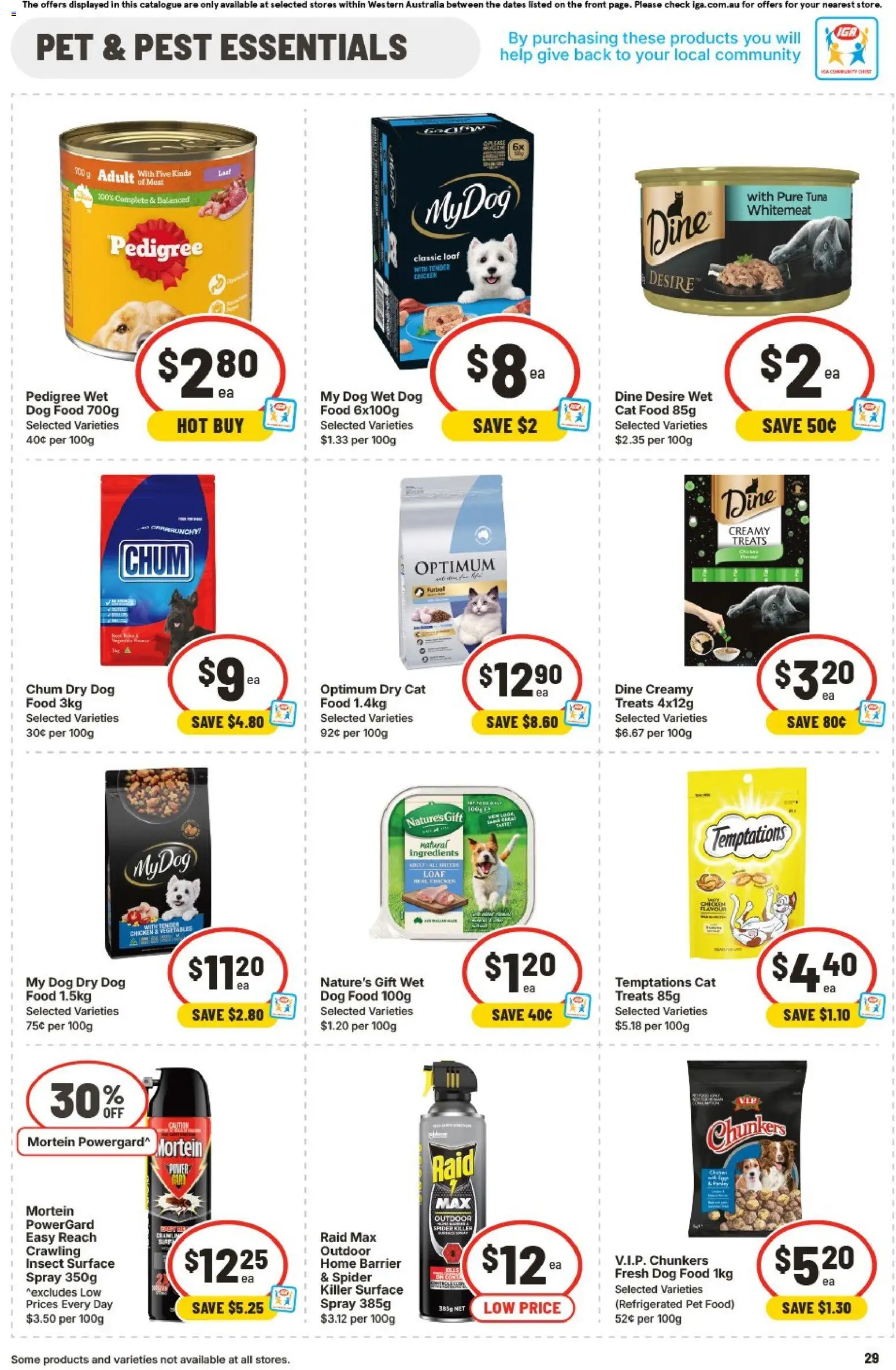 IGA catalogue - valid from 04.02.2026 | Page: 36 | Products: Chicken, Meat, Dog food, Tuna