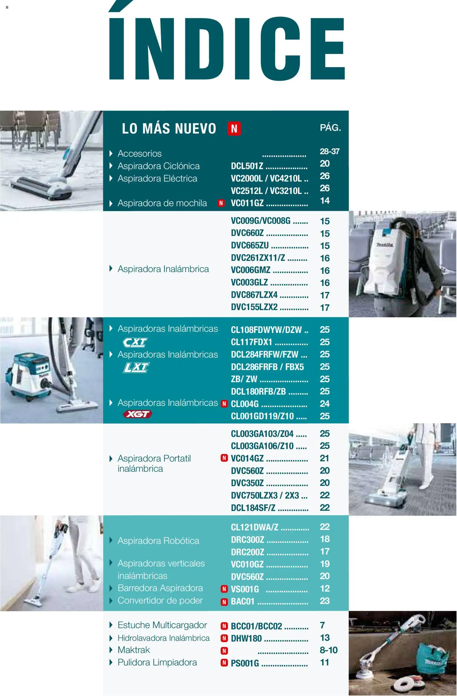 Nuevas ofertas de Makita válidas en toda la República Mexicana desde el 01.12.2025. ¡Encuentra las mejores ofertas en Makita catálogo Aspiradoras! | Página: 3 | Productos: Mochila, Estuche, Hidrolavadora, Aspiradora