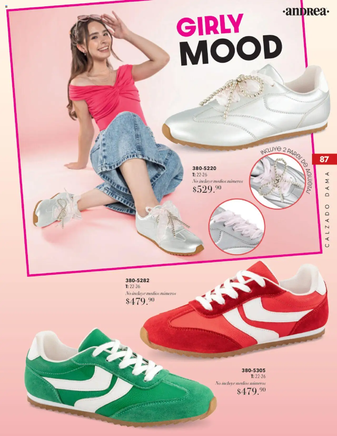 Nuevas ofertas de Andrea válidas en toda la República Mexicana desde el 17.08.2025. ¡Encuentra las mejores ofertas en Andrea - Catálogo Tropical Otoño / Invierno! | Página: 87