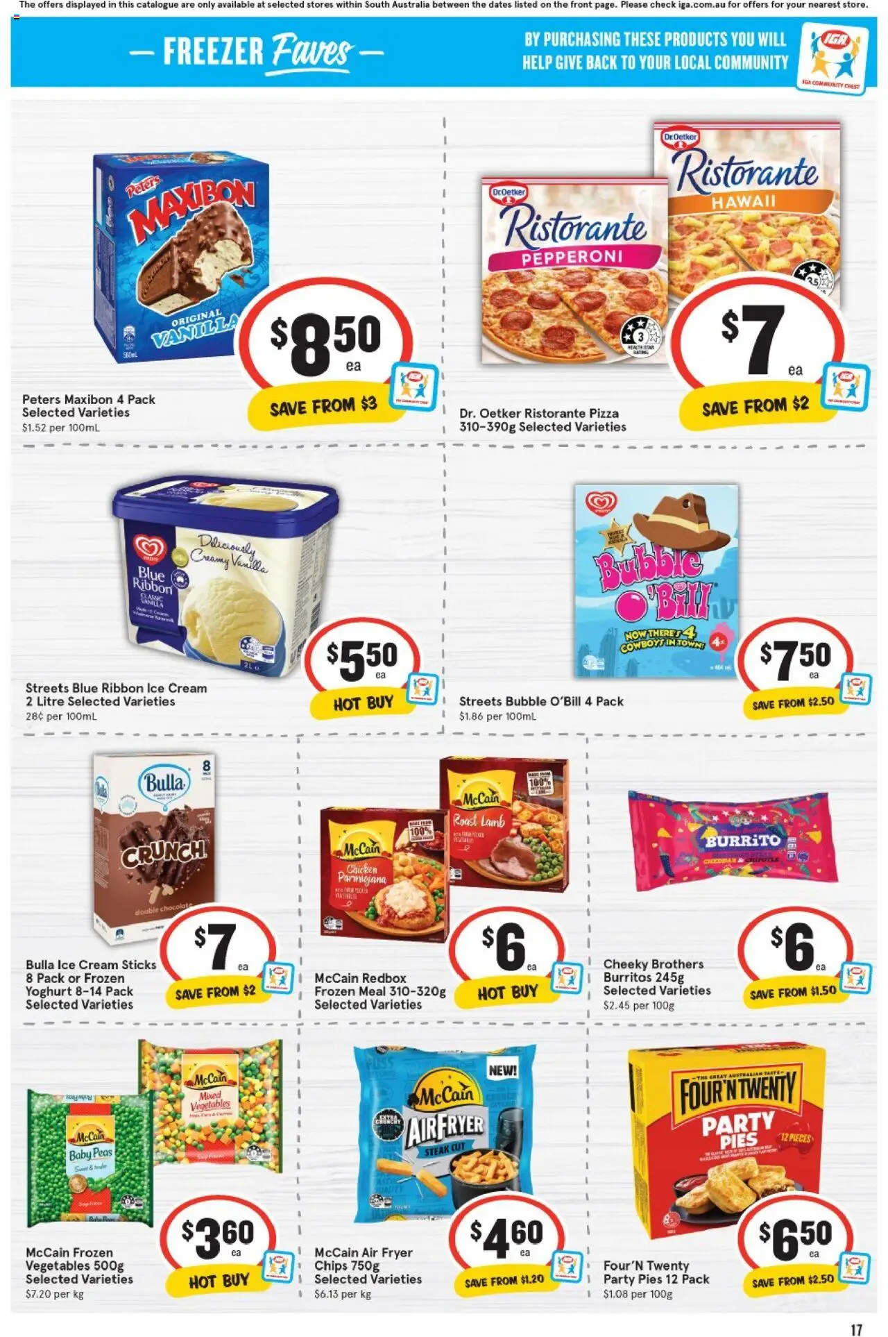 IGA catalogue - valid from 06.08.2025 | Page: 13 | Products: Yoghurt, Lamb, Ice cream, Steak