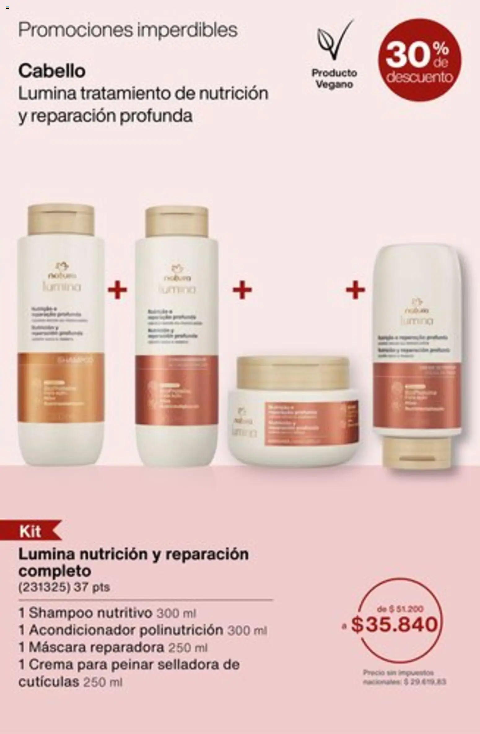 Catálogo Natura Ciclo 1/2026 │ válido desde el 04.12.2025 | Página: 27 | Productos: Máscara, Shampoo, Acondicionador, Crema