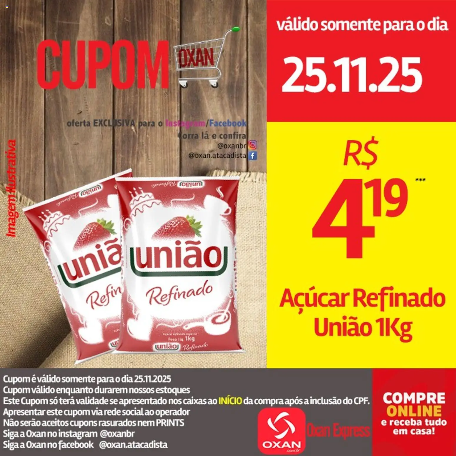 Oxan Atacadista Folheto - válido de 25.11.2025 | Página: 14 | Produtos: Açúcar