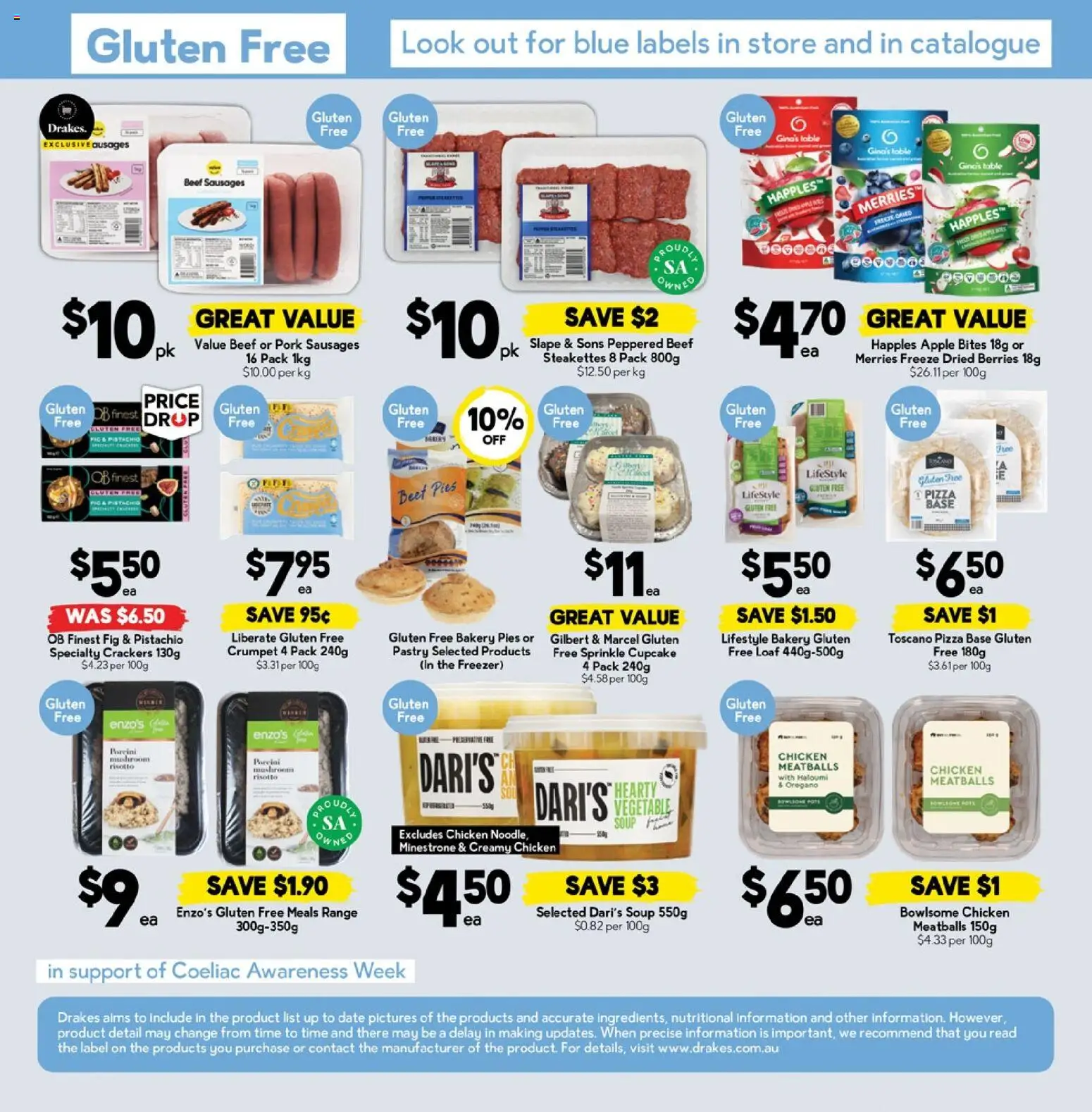 Drakes catalogue - valid from 11.03.2026 | Page: 14 | Products: Pastry, Soup, Date, Pies