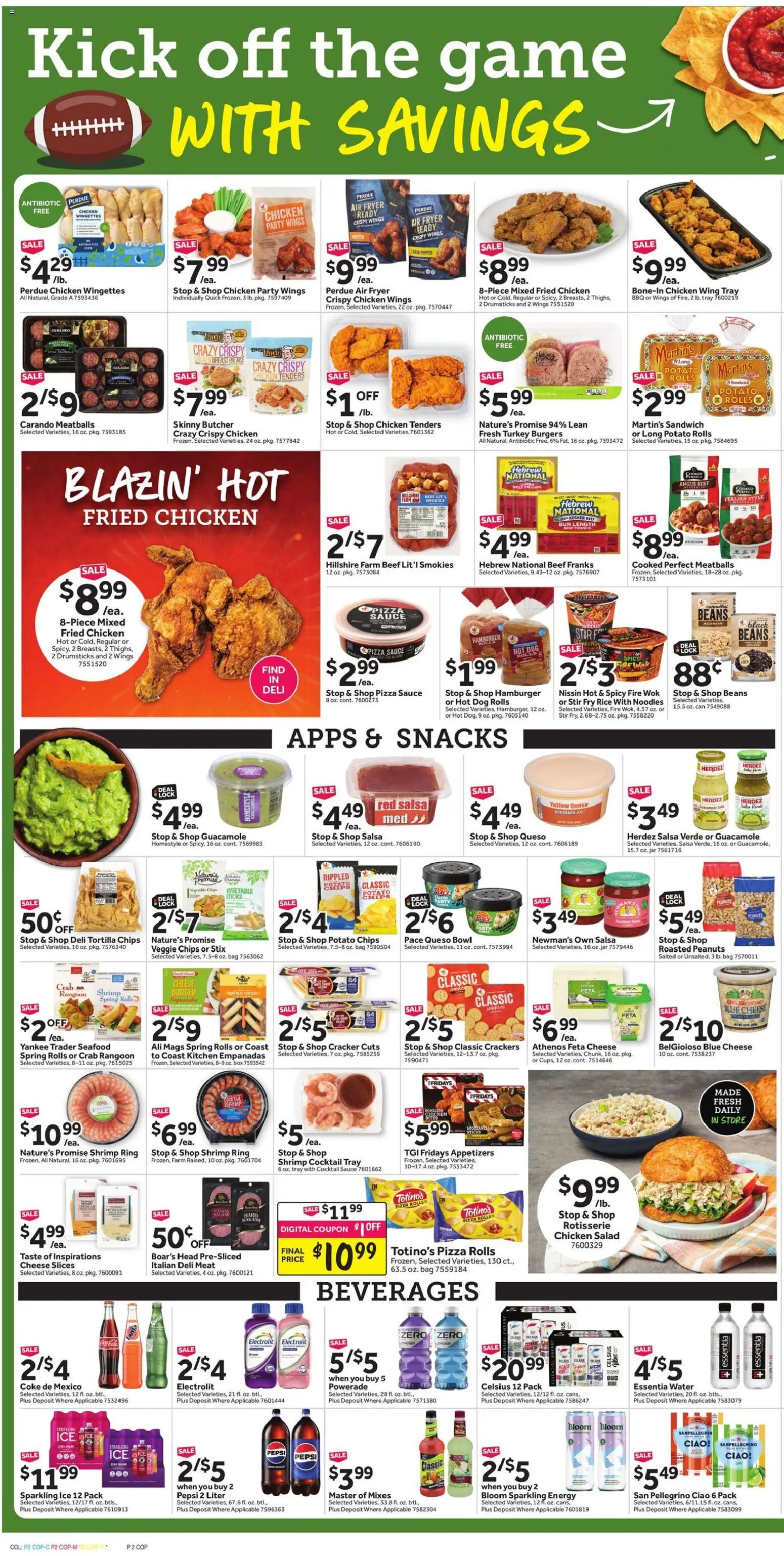 Stop & Shop Weekly Circular - NY - valid from 30.01.2026 | Page: 3 | Products: Fryer, Ring, Pizza, Beef