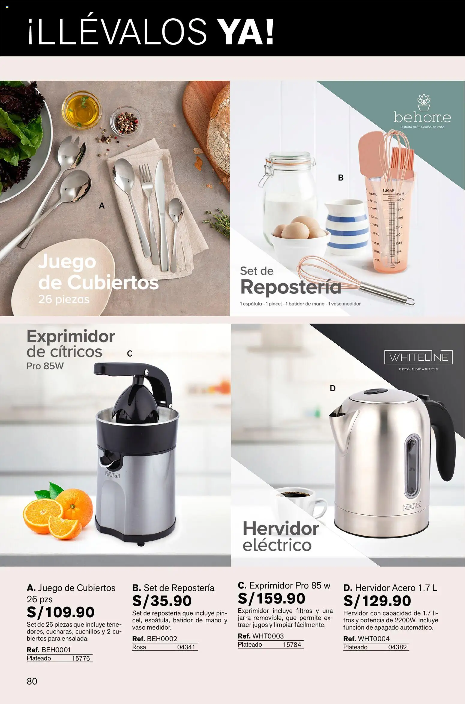 Catálogo Leonisa válido desde 05.12.2025 | Página: 80 | Productos: Pincel, Juego, Hervidor, Exprimidor