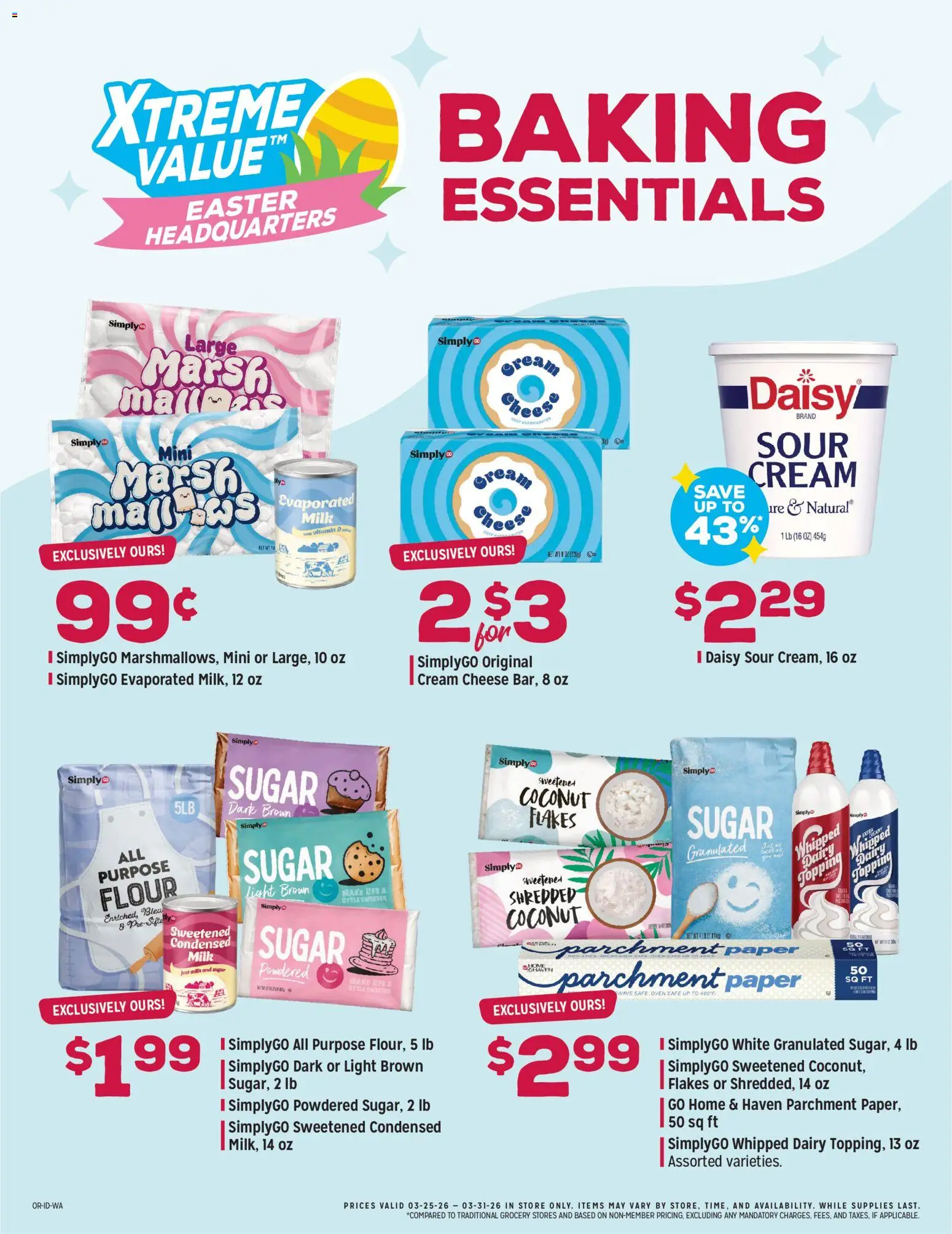 Grocery Outlet Weekly Ad - valid from 25.03.2026 | Page: 5 | Products: Vitamin, Cream, Flakes, Sugar