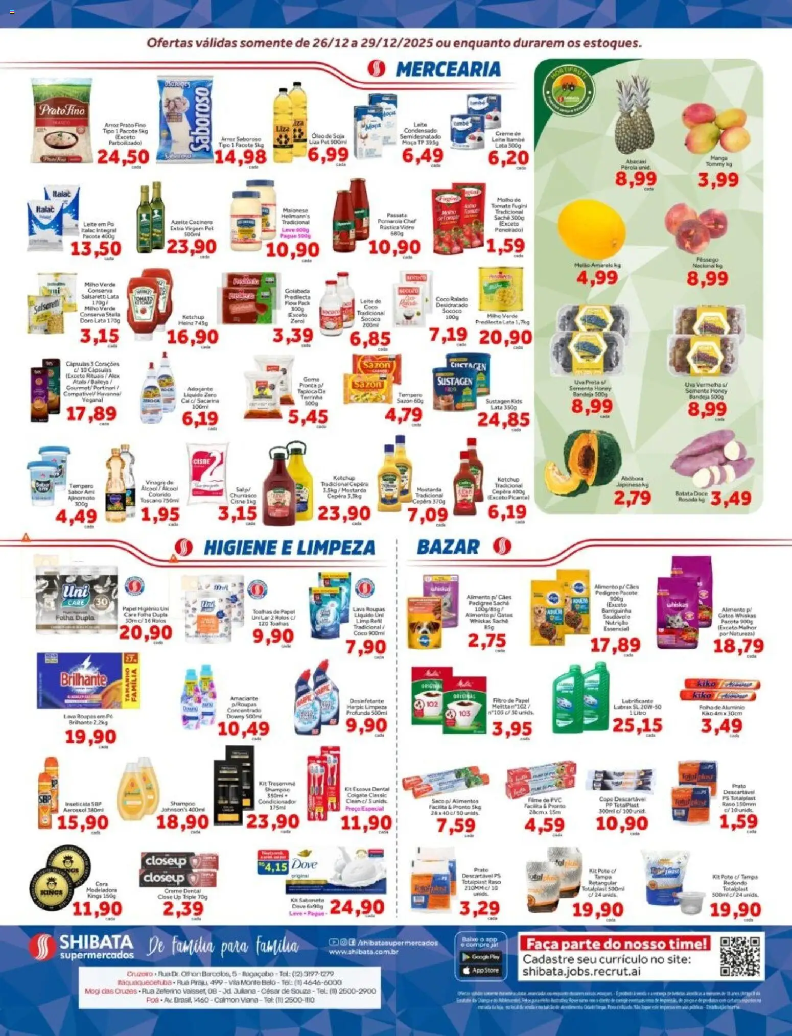 Shibata Folheto - válido de 26.12.2025 | Página: 2 | Produtos: Shampoo, Leite, Sabonete, Sal